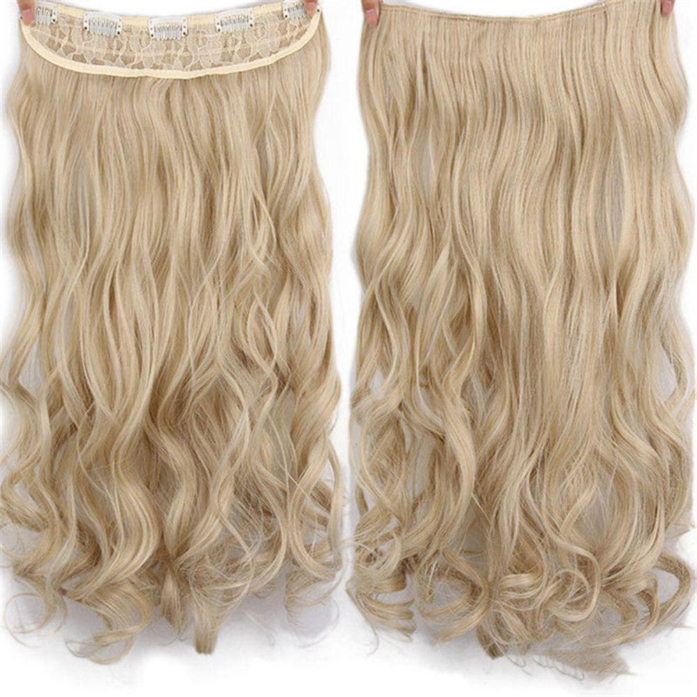 Tóc Giả Dài 60cm Bằng Sợi Tổng Hợp Dày Dặn Cách Nhiệt Nhiều Màu Sắc Thời Trang Cho Nữ