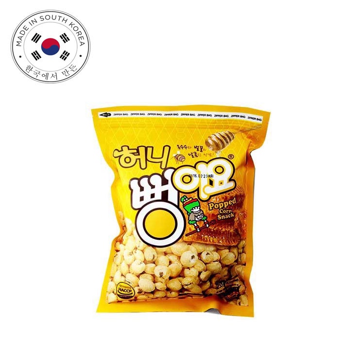 Bỏng Ngô Hàn Quốc Vị Mật Ong , Vị Phô Mai 255gr