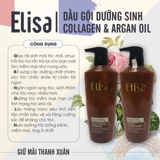 Gội xả Elisa 800ml x 2