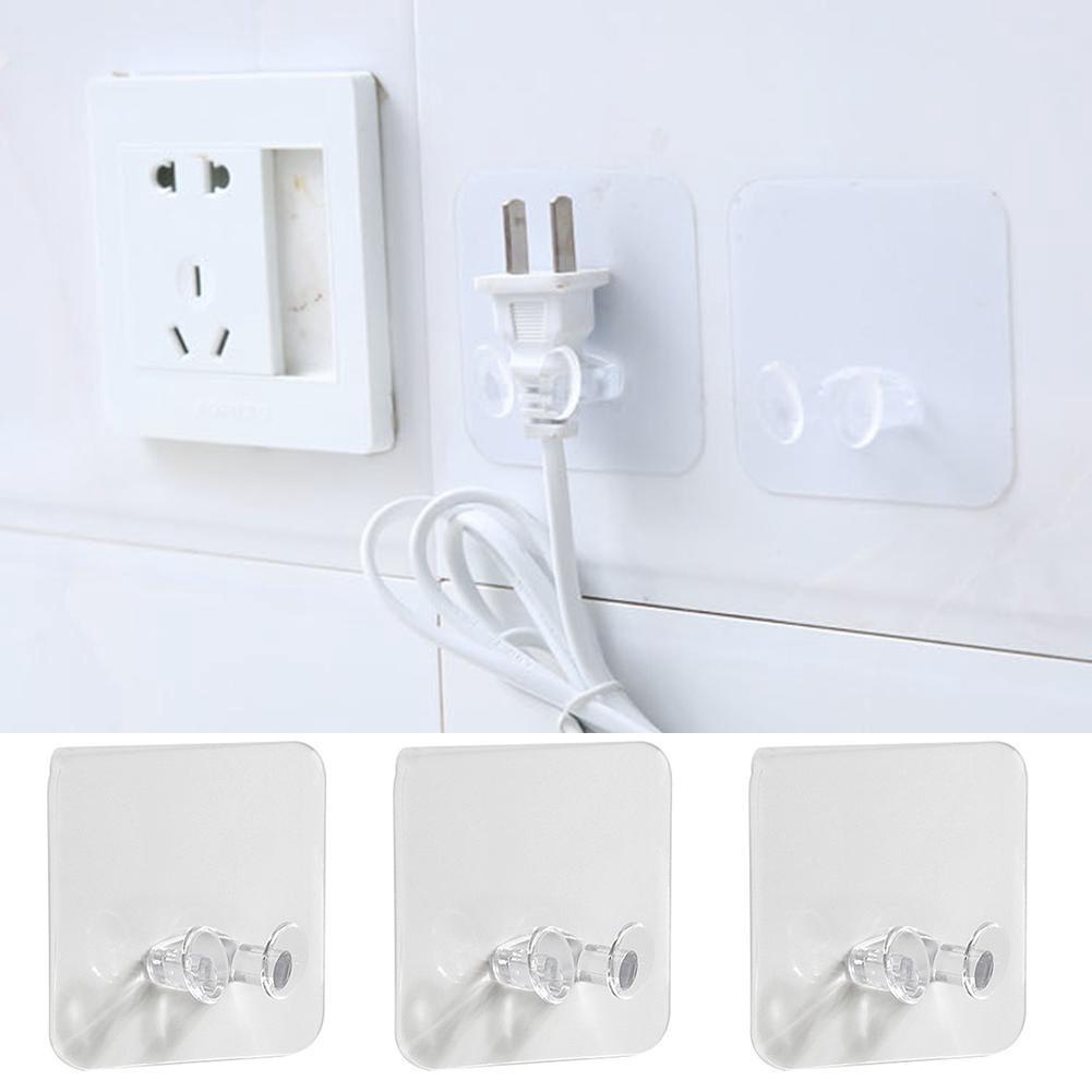 Móc treo phích cắm điện dán tường tiện lợi cho nhà ở