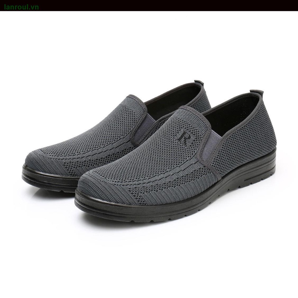 Giày Vải Đế Mềm Thoáng Khí Size Lớn 48 Size 47 46 Size 45 Dành Cho Nam Trung Niên