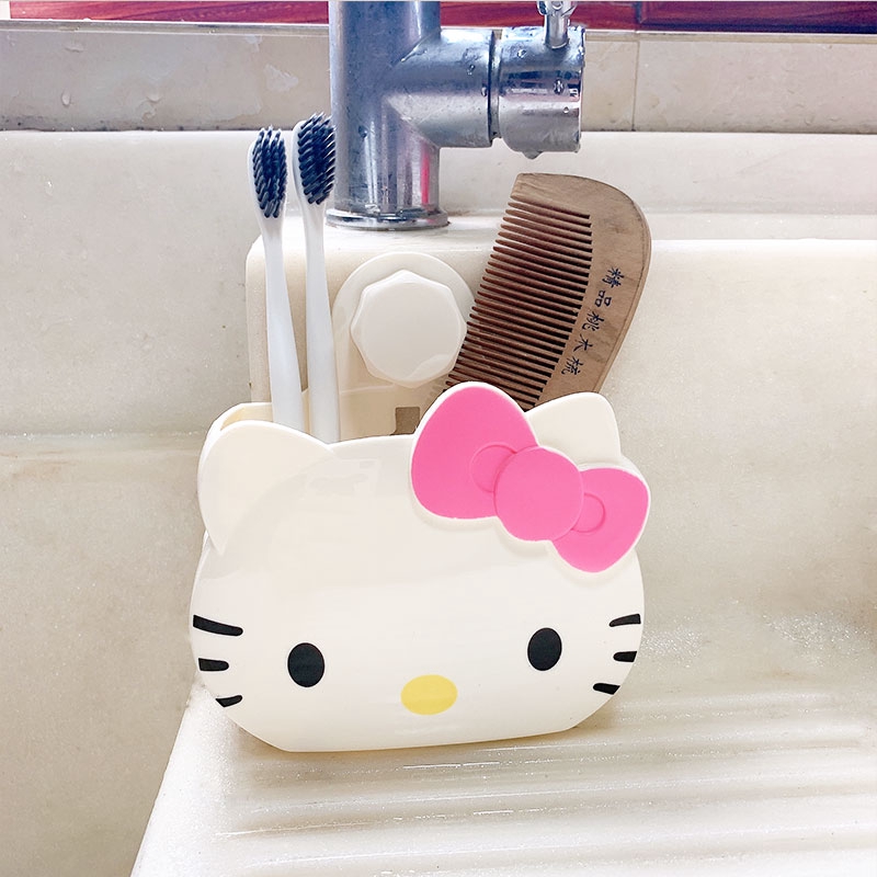 Giá Đỡ Bàn Chải Đánh Răng Gắn Tường Hình Hello Kitty