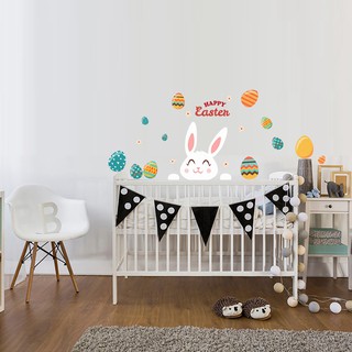 Miếng Dán Tường Tự Dính Happy Easter
