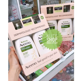 Dưỡng thể lúa mạch làm mềm da Aveeno Daily Moisturizing lotion 591ml