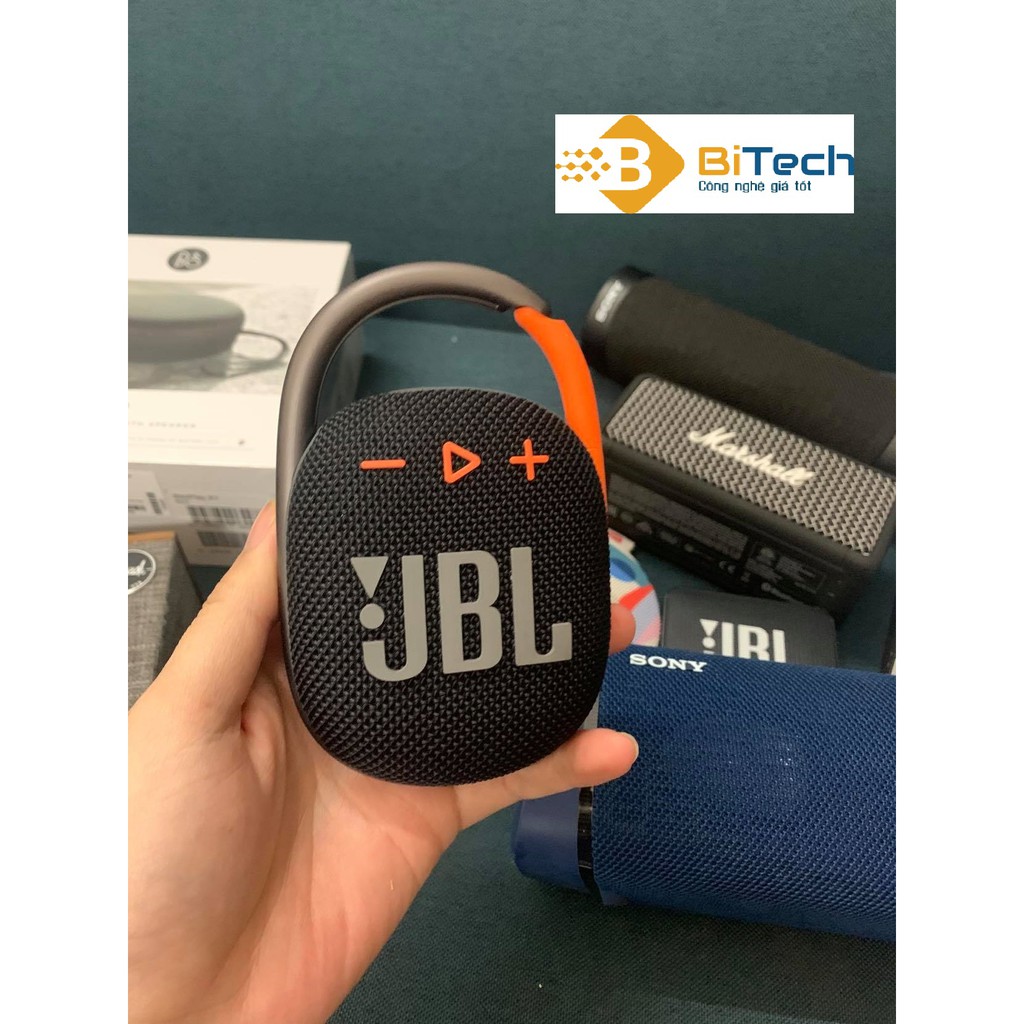 [FullBox] Loa Dã Ngoại Bluetooth JBL Clip 4 - Loa Âm Bass Tốt - Chống Nước và Bụi Dung Lượng Chơi Nhạc 10H