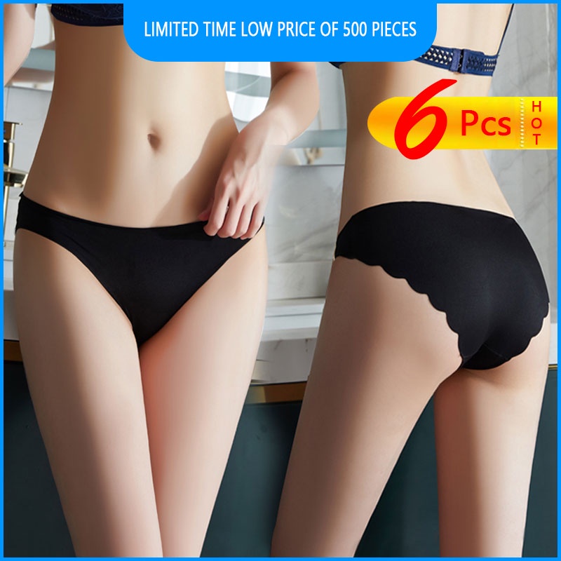 Quần lót ZXYOUPING mềm mại không đường may lưng thấp size S-XXL cho nữ