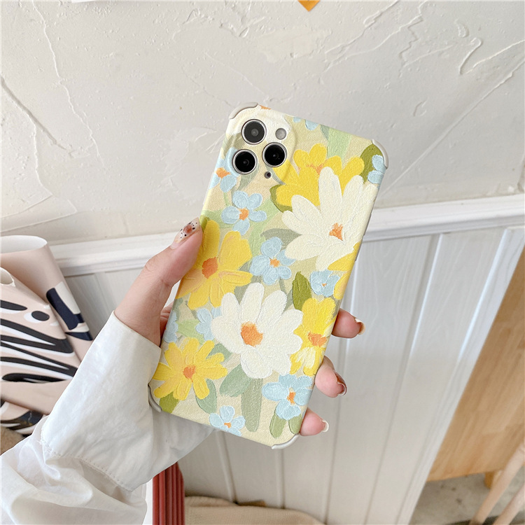 HUAWEI case summer oil painting flowers all-inclusive Huawei mate40 suitable for mobile phone case