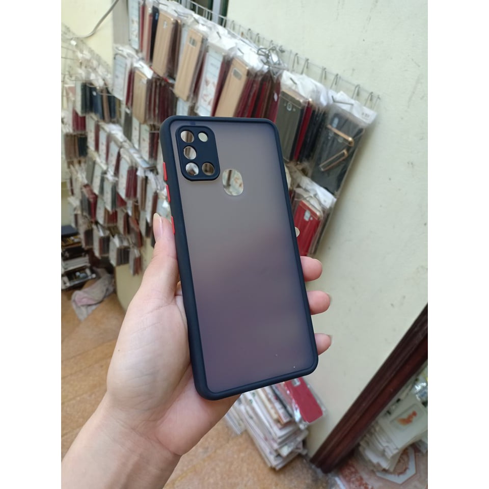 Samsung A21S- Ốp lưng nhám chống vân chống sốc