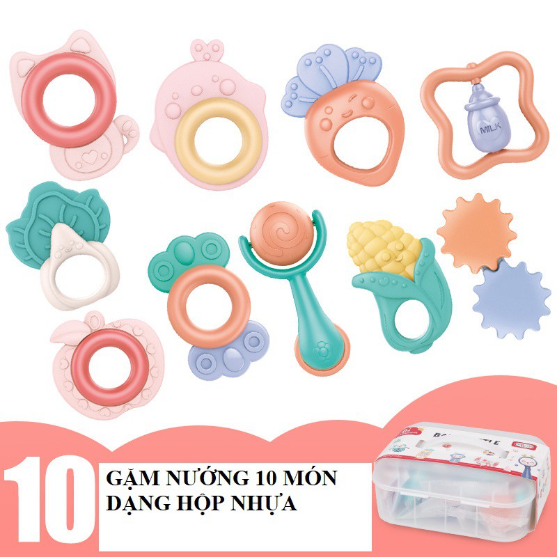 SET ĐỒ CHƠI GẶM NƯỚU UMOO 10 CHI TIẾT CHO BÉ