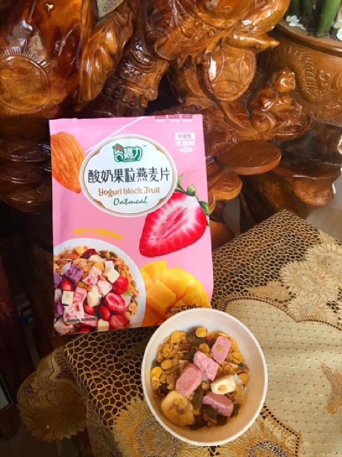 Sét 2 túi ngũ cốc (500gr/túi) mix hoa quả, sữa chua