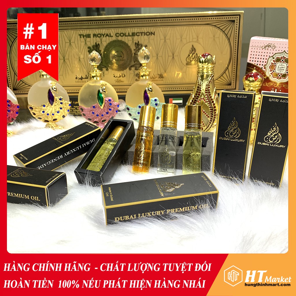Tinh Dầu Nước Hoa Dubai Chính Hãng 100% Kèm Giấy Nhập Khẩu Do HT Market Phân Phối (Shopee Trợ Giá)