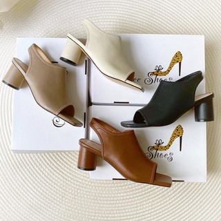 GIÀY SANDAL COLLE GIẢ BOOT GÓT TRÒN 5P