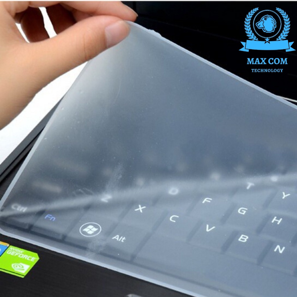 Miếng phủ bảo vệ bàn phím laptop 13 14 15.6 17 inch , tấm lót phủ bàn phím trong suốt