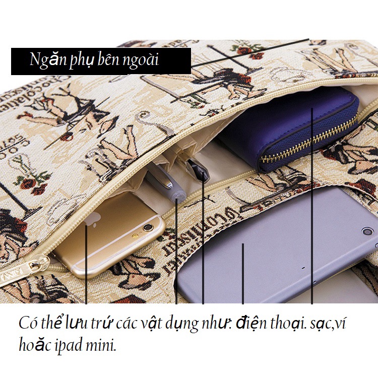 Túi chống sốc họa tiết cho Laptop,Macbook Kinmac.