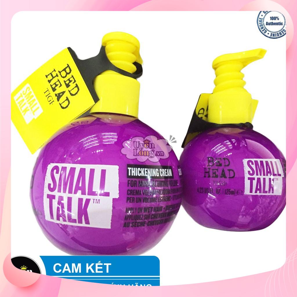 Gel Tạo Nếp Tóc Uốn, Tóc Xoăn TIGI Bed Head Small Talk MỸ 125ml / 240ml, Mẫu Mới (Hóa Đơn Chuẩn Auth, Tặng Mút Rửa Mặt)