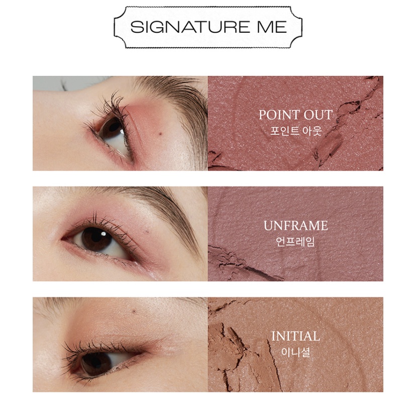 New Depth Eyeshadow - 003 Point Out / 004 Unframe