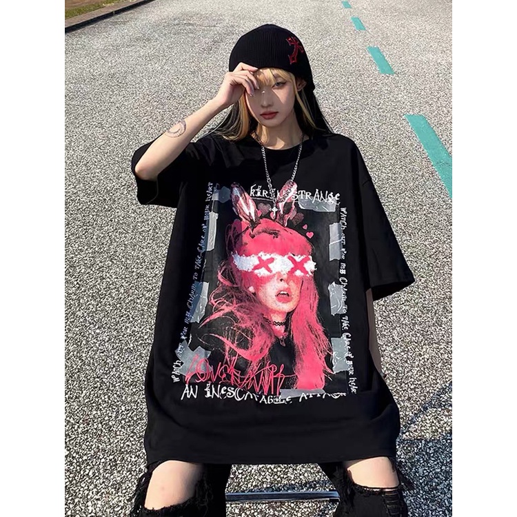 Áo thun tay lỡ cotton 2 chiều dáng unisex form rộng mã ATRABBIT | BigBuy360 - bigbuy360.vn