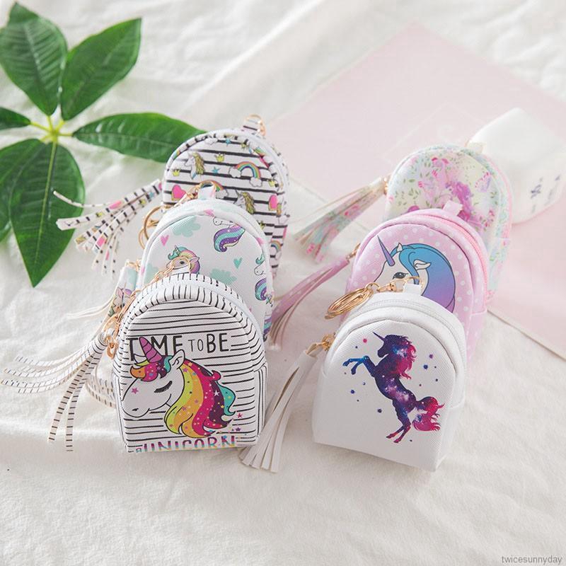 Ví Đựng Tiền Mini In Hình Kỳ Lân Dễ Thương Cho Trẻ Em