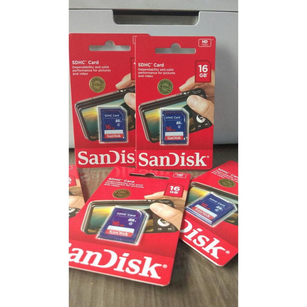 Thẻ Nhớ Sandisk SD CLASS 4 16GB / SDHC / 16GB | BigBuy360 - bigbuy360.vn