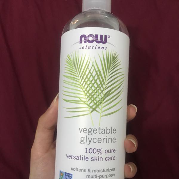 Now Foods, Solutions  – Dầu Glycerine giúp da mềm mịn, dưỡng ẩm .