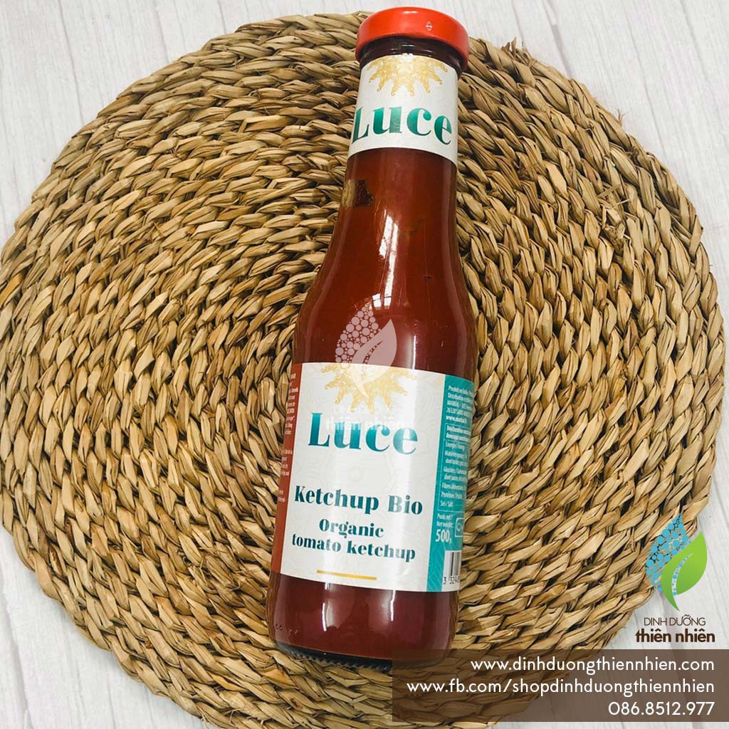 [GIA VỊ HỮU CƠ] Tương Cà Hữu Cơ Organic Tomato Ketchup, Luce, Bio Idea
