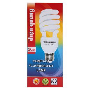 Đèn Compact xoắn Điện Quang ĐQ-SPL-T4-26W-DL-E27