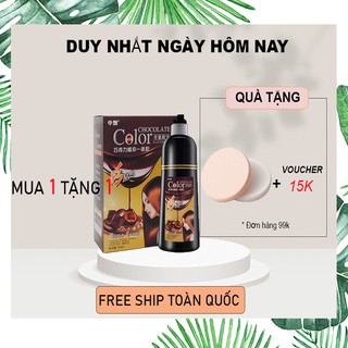 THUỐC NHUỘM TÓC-khuyến mãi 3 ngày dành cho mọi loại tóc,dễ dàng sử dụng không cần pha trộn thêm các phụ liệu khác!