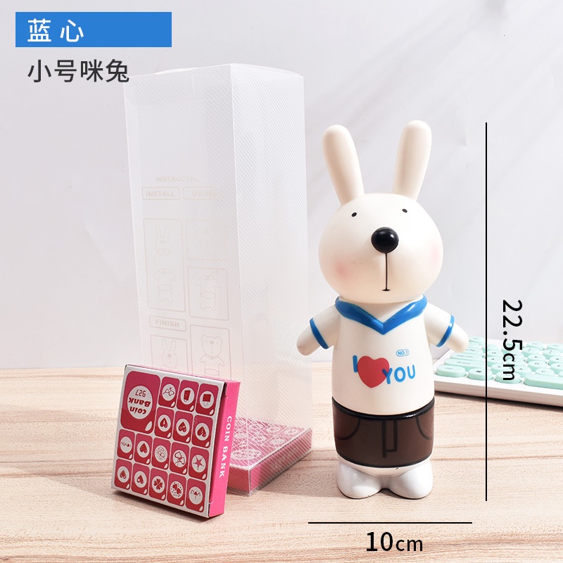 Hộp Đựng Tiền Xu Hình Thỏ Hoạt Hình Dễ Thương