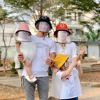 Nón Chống Bụi Chống Nắng -Mũ Có Kính Chắn Bảo Vệ (Có Size Lớn Và Trẻ Em)