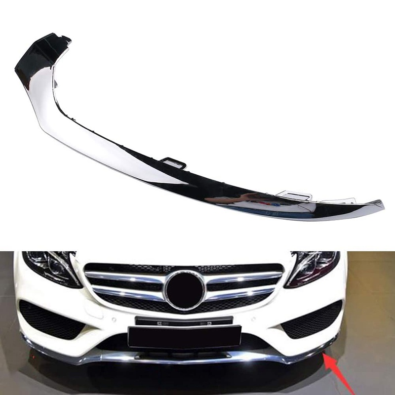 Ô tô Cản trước bên trái Ốp viền môi dưới cho Mercedes Benz W205 C300 C350 2058851374