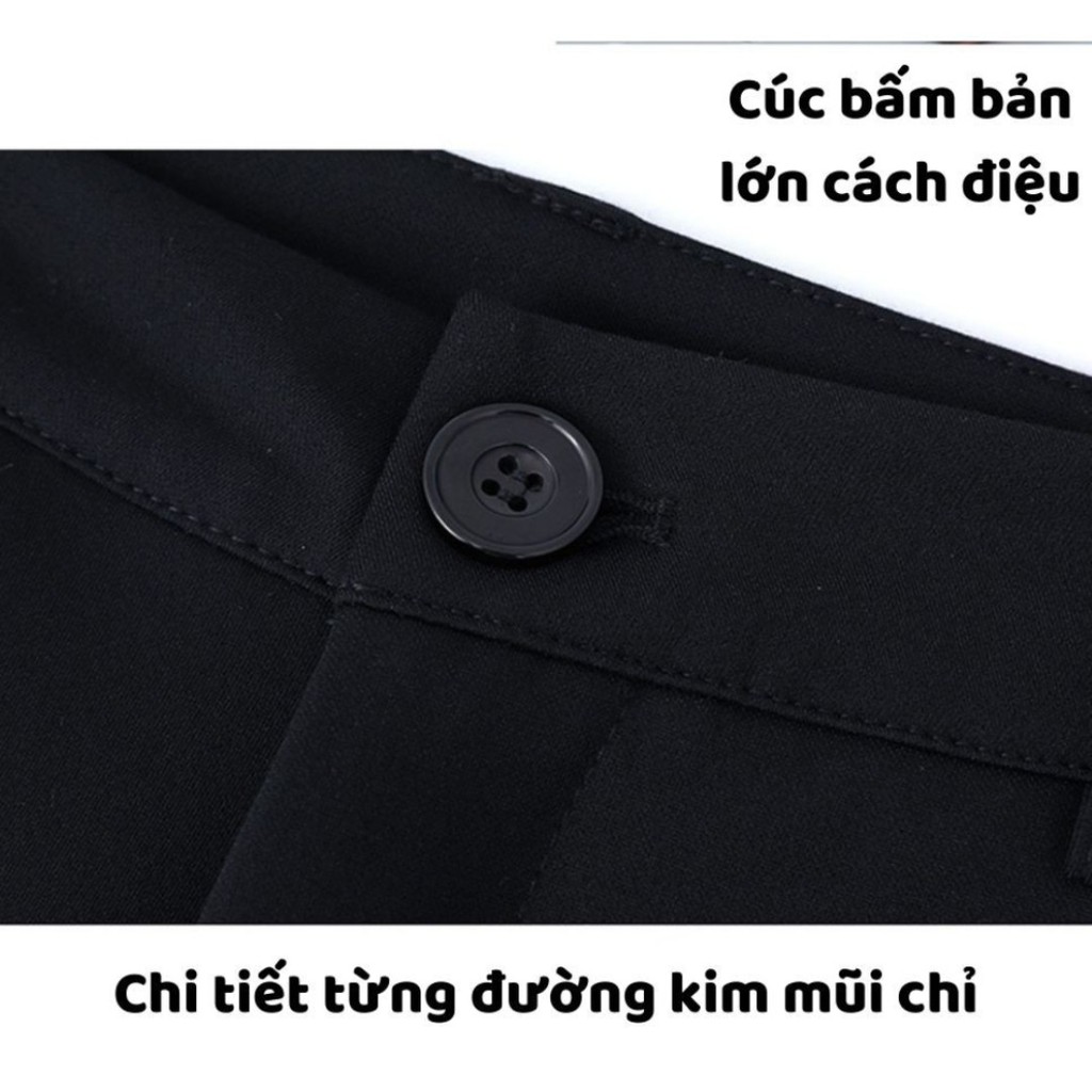 Quần tây nữ dáng chuẩn fom đẹp kiểu quần ống đứng-Quần baggy nữ đi học đi làm trà my store