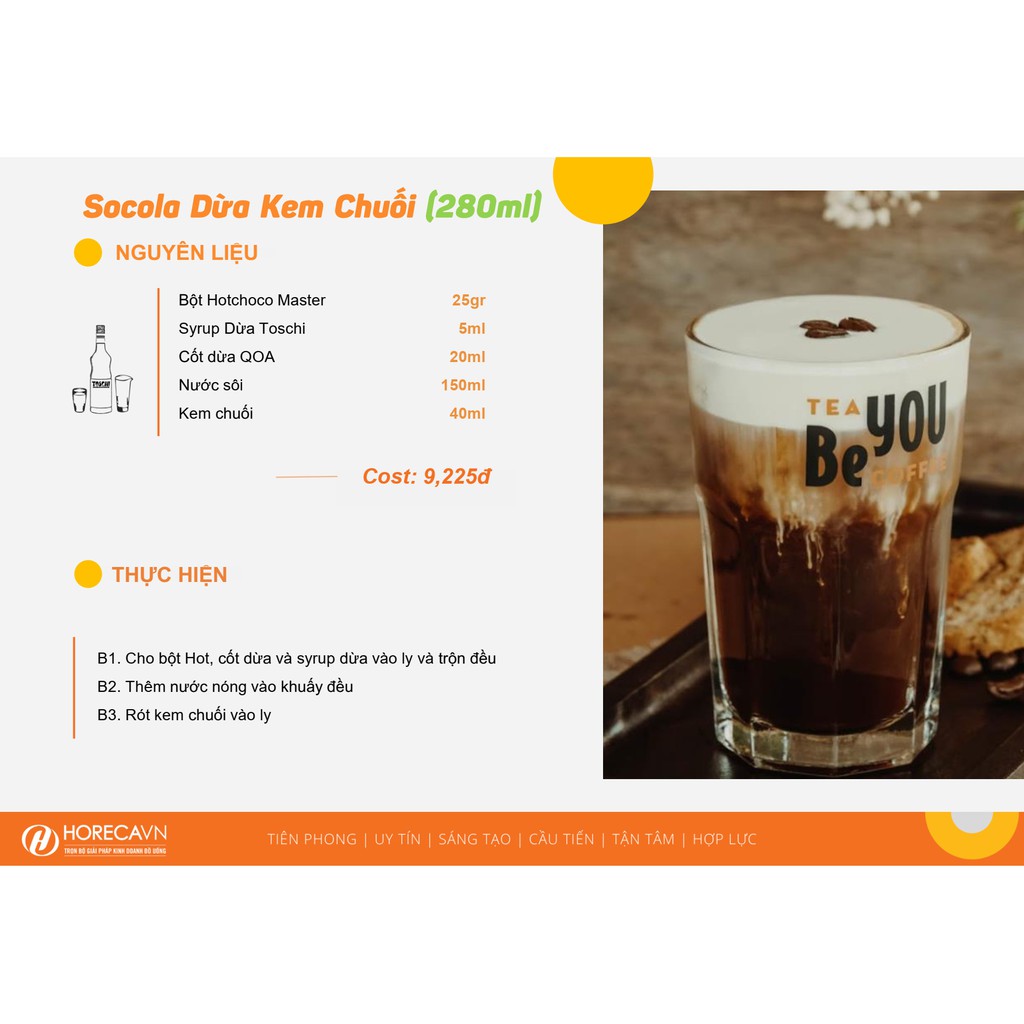 Bột Hot Choco Master 1kg - Nguyên Liệu Chất Lượng Cho Mọi Ly Socola Nóng