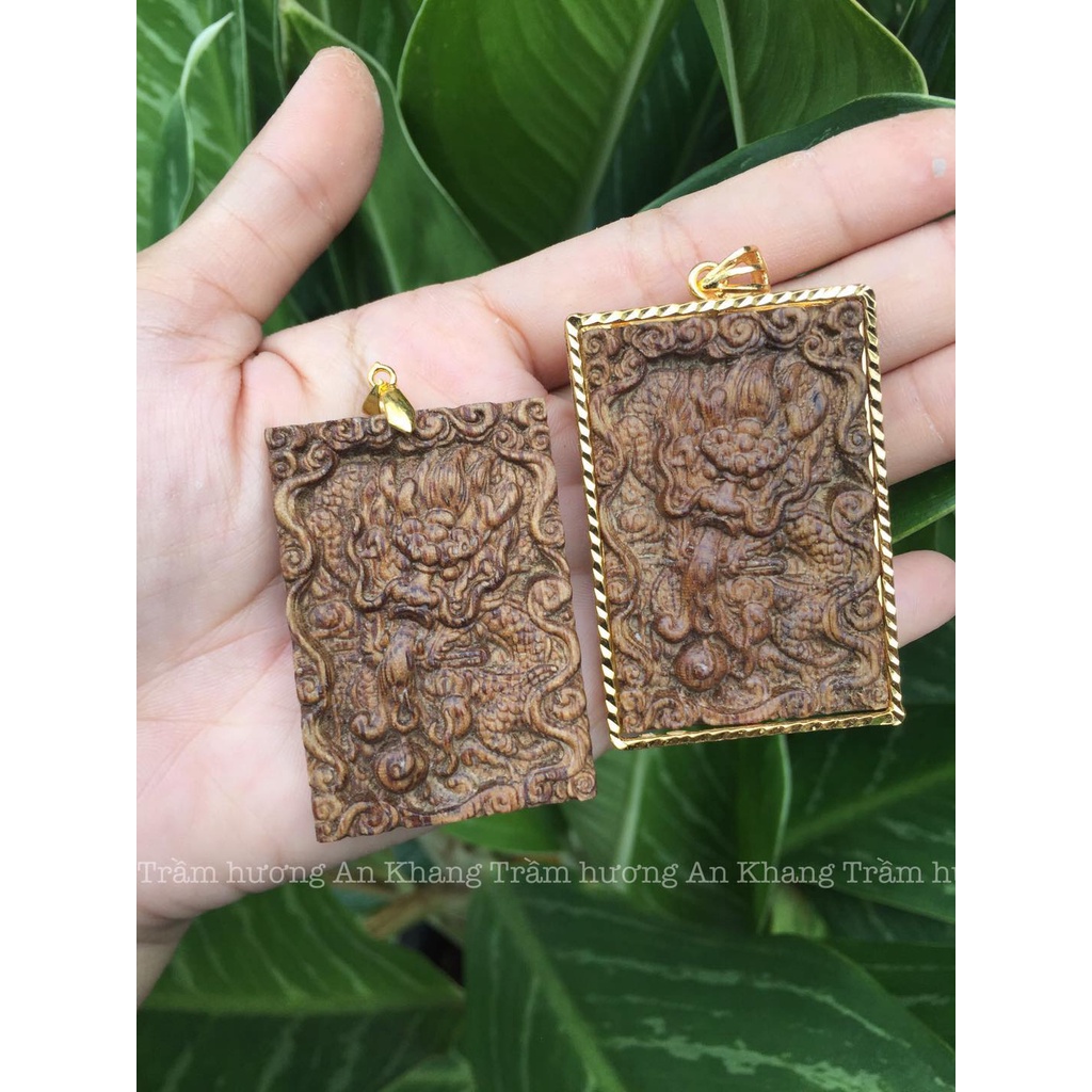 Mặt tượng trầm tốc tự nhiên.