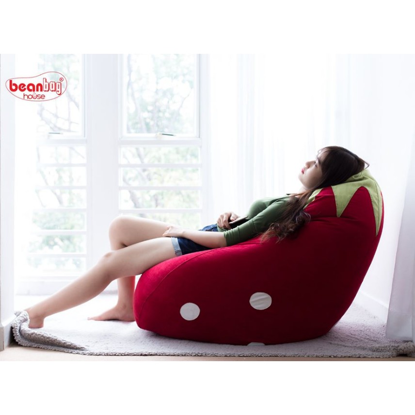 Ghế Lười Hạt Xốp Hình Giọt Nước (Teardrop Beanbag) Size Lớn Êm Ái Cho Gia Đình( Đã Bao Gồm Cả Vỏ, Lót, Xốp)