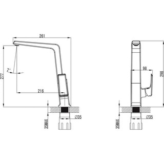 Vòi rửa chén Malloca K014C
