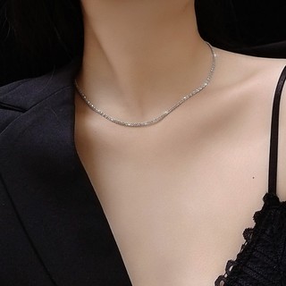 Dây Chuyền Nữ Titan Lấp Lánh Phong Cách Hàn Quốc Mạ Vàng Không Đen Không Gỉ TT 2934