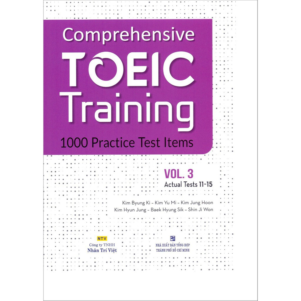 Sách - Comprehensive Toeic Training 1000 Practice Test Items (Vol 3) - Kèm CD