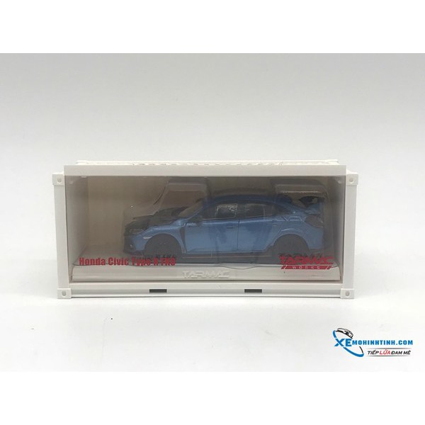 Xe Mô Hình Honda Civic Type R FK8 1:64 Tarmac Works ( Xanh )