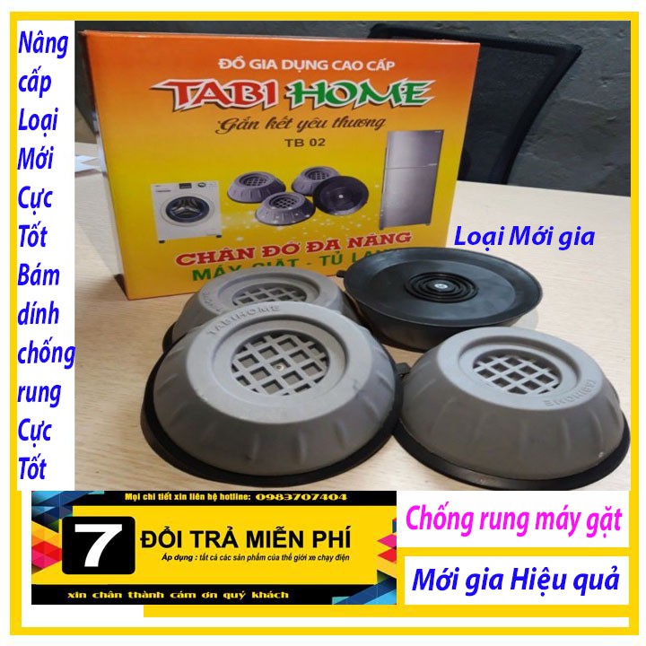 BỘ 4 CHIẾC CHỐNG ỒN - RUNG LẮC MÁY GIẶT NÂNG CẤP LOẠI MỚI GIA ĐỘ BÁM DÍNH CỰC TỐT BẢO HÀNH LỖI 1 ĐỔI 1,CENTER247