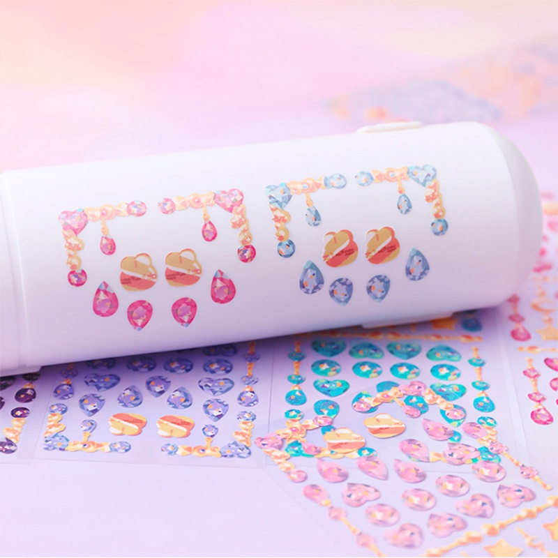 CONG Attractive Sequin Color Sticker Presents for Children Student Colleague Teacher