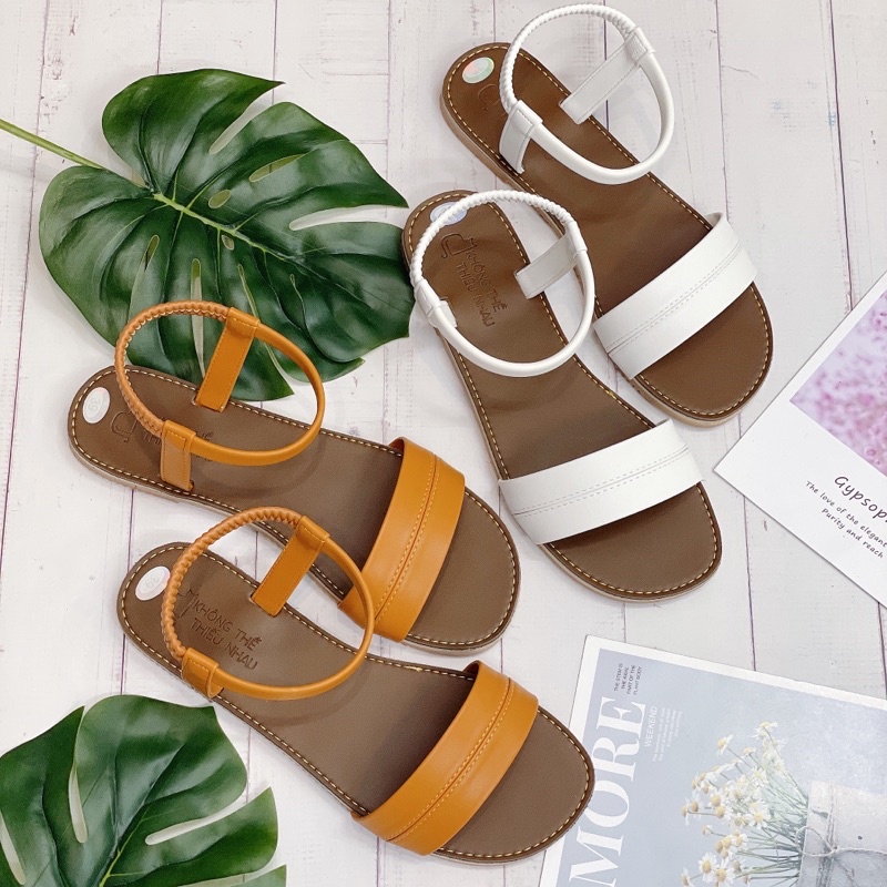 S102 GIÀY SANDALS NỮ BẢN QUAI NGẮN TÔN DÁNG BÀN CHÂN