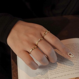 [Novembre] Nhẫn bạc 925 mạ vàng 18k - 008