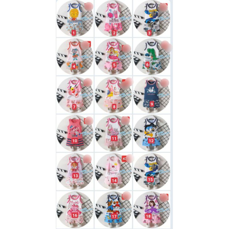 Bộ cotton quảng châu xuất bé trai v gái