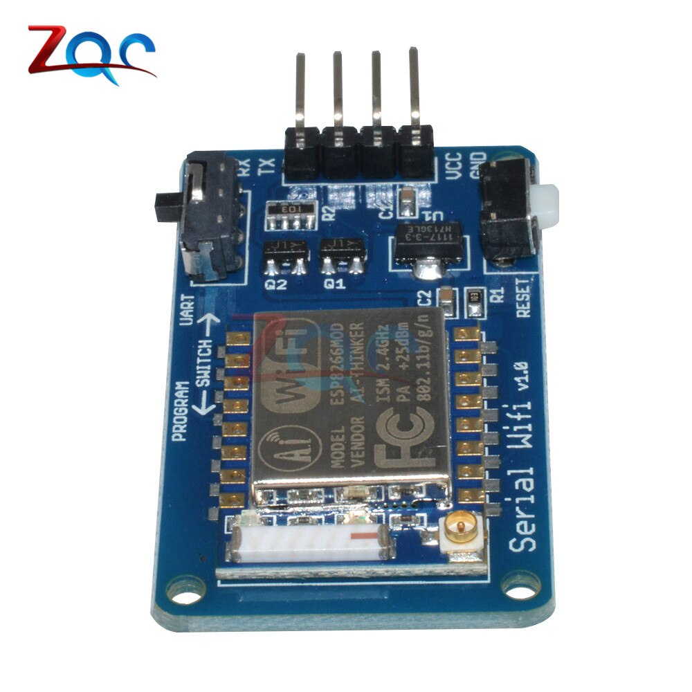 Bảng Mạch Thu Phát Tín Hiệu Wifi Esp8266 Esp-07 Esp07 3.3v 5v 8n1 Ttl Uart Port Cho Arduino R3 One