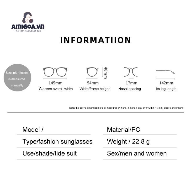 ✨✨Kính mát gọng thời trang cho nữ 2022