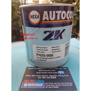 P425-988 Sơn gốc màu bạc to hãng Nexa Autocolor lon 1 Lít SONQUANGPHU422