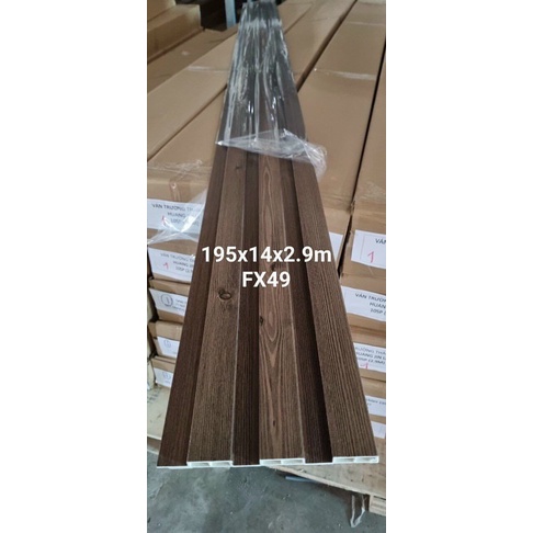 Thanh lam nhựa giả gỗ đa dạng màu trang trí, dễ dàng lắp đặt