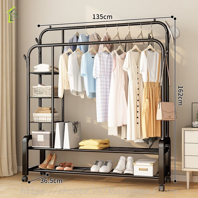 Giá Treo Quần Áo Đa Năng Cỡ Lớn X65