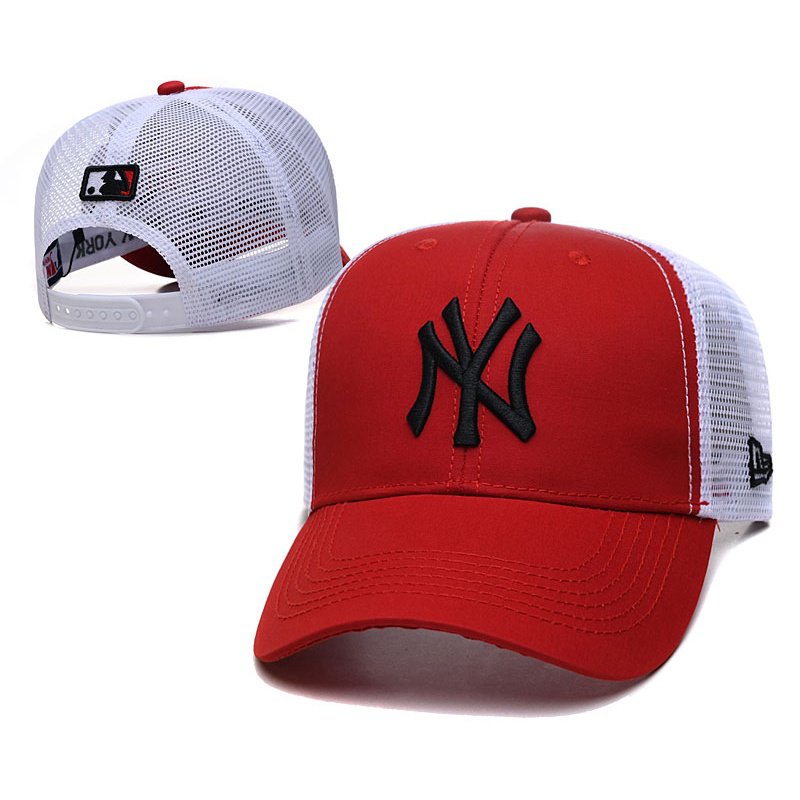 Mlb Cap Yankee Cap Korean Version Sports Cap Travel Cap Adjustable Cap With Mesh Tweets EDPi