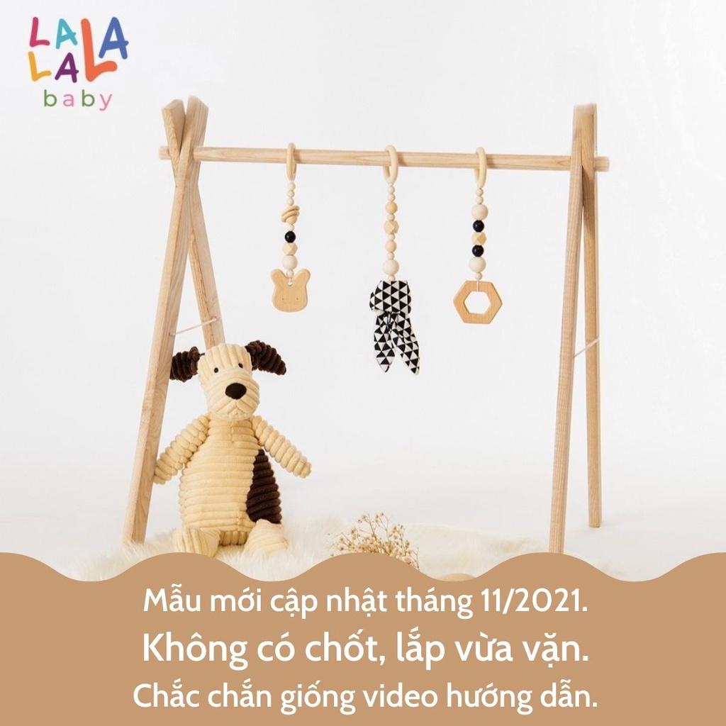 Kệ Chữ A Cho bé Lalala Baby, Gỗ Sồi Nga Cao Cấp. Thiết kế phù hợp cho trẻ sơ sinh. LỖI 1 ĐỔI 1